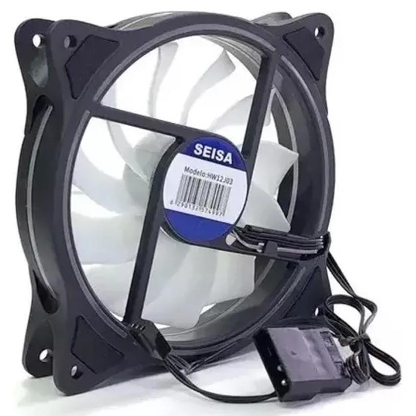 Cooler Fan Seisa Hw12j03 120mm Negro Rainbow
